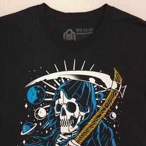Into the AM Crew Neck Short Sleeve Graphic Shirt Mens Size Extra Large XL Black